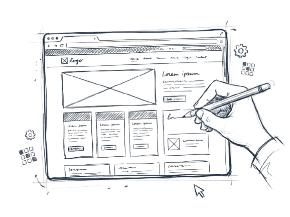 Digital Architecture wireframe